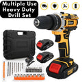 🎁 Last Day Promotion Save 65% - Multifunctional Cordless Drill Powerful Set - مجموعة مثقاب لاسلكية متعددة الوظائف وقوية