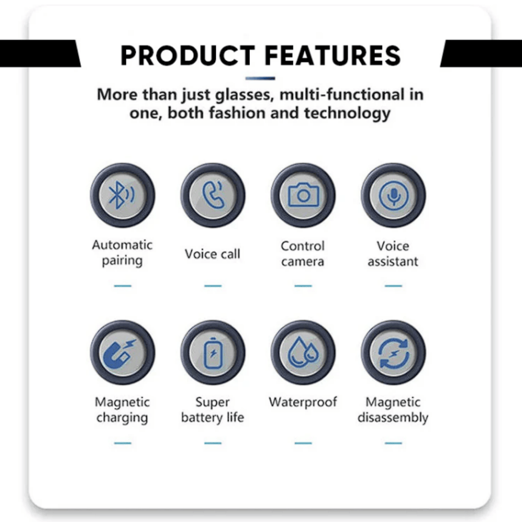 🎁Today Promotion Save 65% - Esports™ AI Powered Bluetooth Polarized Sunglasses