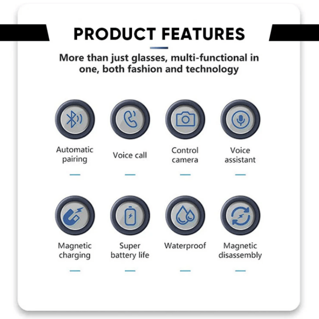🎁Today Promotion Save 65% - Esports™ AI Powered Bluetooth Polarized Sunglasses