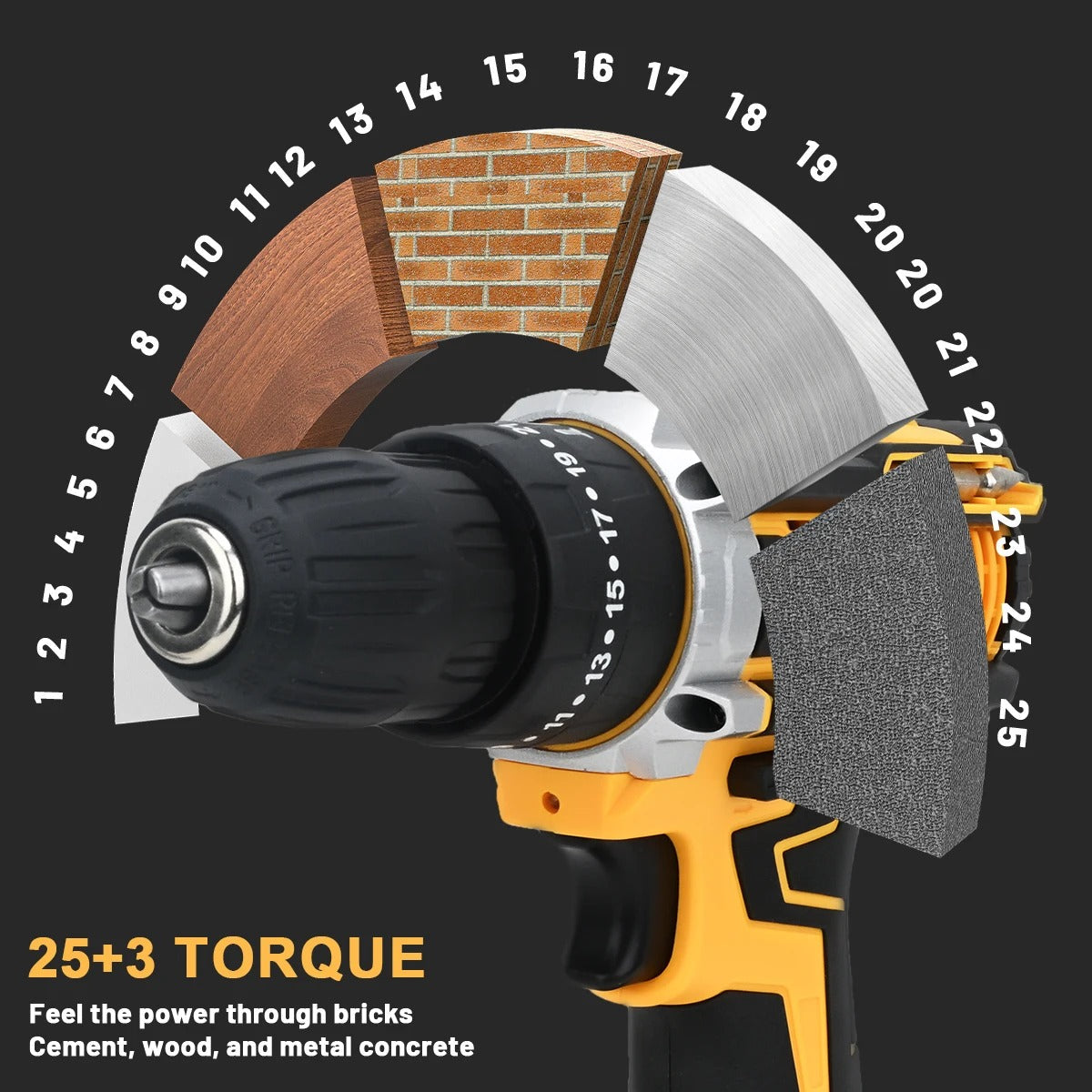 🎁 Last Day Promotion Save 65% - Multifunctional Cordless Drill Powerful Set - مجموعة مثقاب لاسلكية متعددة الوظائف وقوية