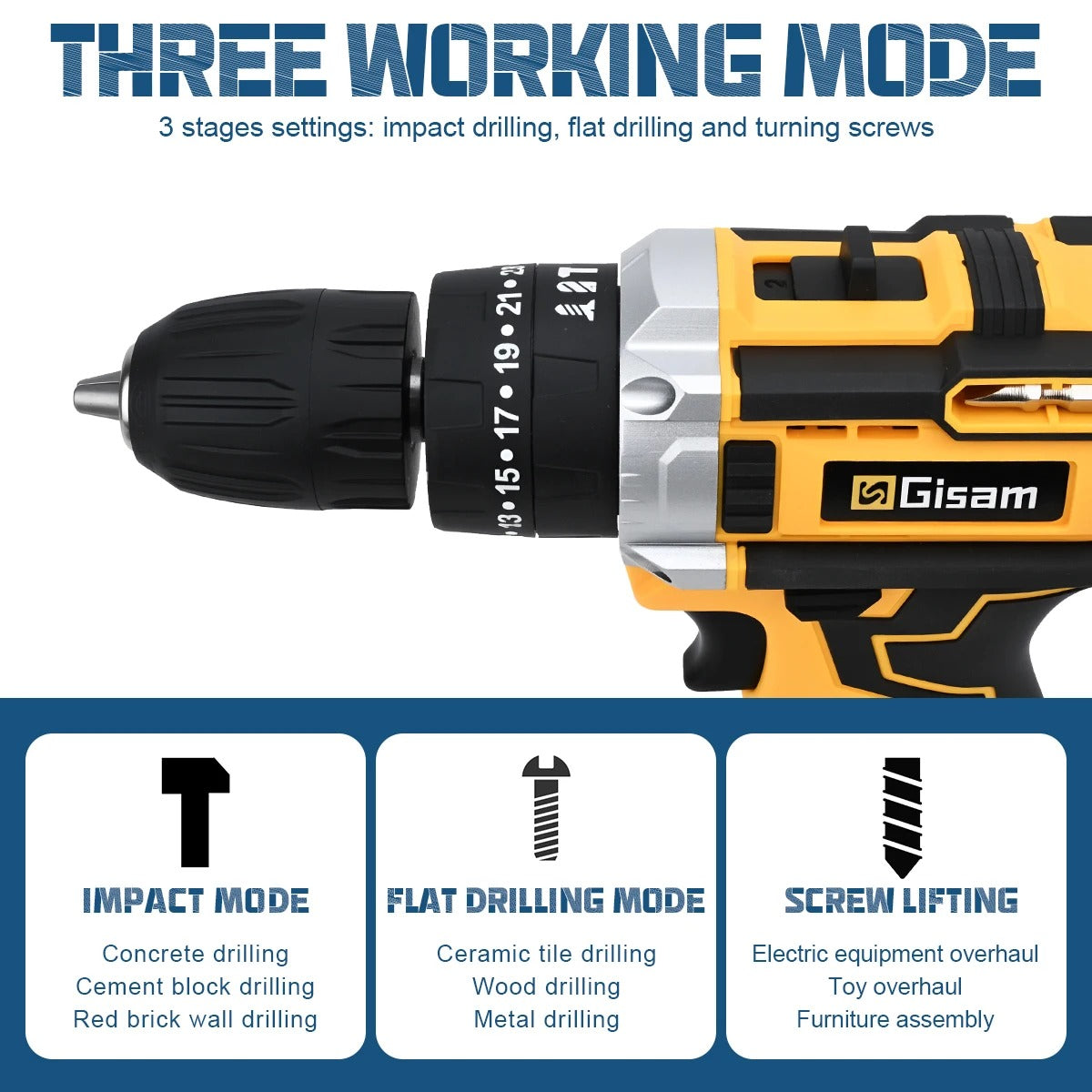 🎁 Last Day Promotion Save 65% - Multifunctional Cordless Drill Powerful Set - مجموعة مثقاب لاسلكية متعددة الوظائف وقوية
