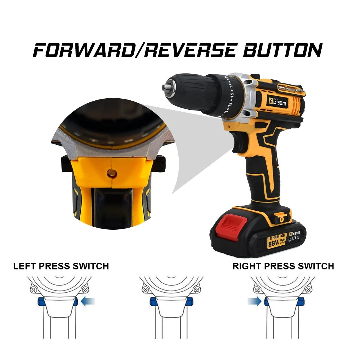 🎁 Last Day Promotion Save 65% - Multifunctional Cordless Drill Powerful Set - مجموعة مثقاب لاسلكية متعددة الوظائف وقوية